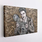 Elvis Presley art wrapped canvas print by Doug LaRue