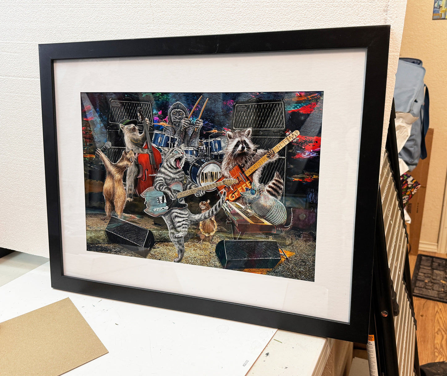 Anmalz Blk Wood Frame