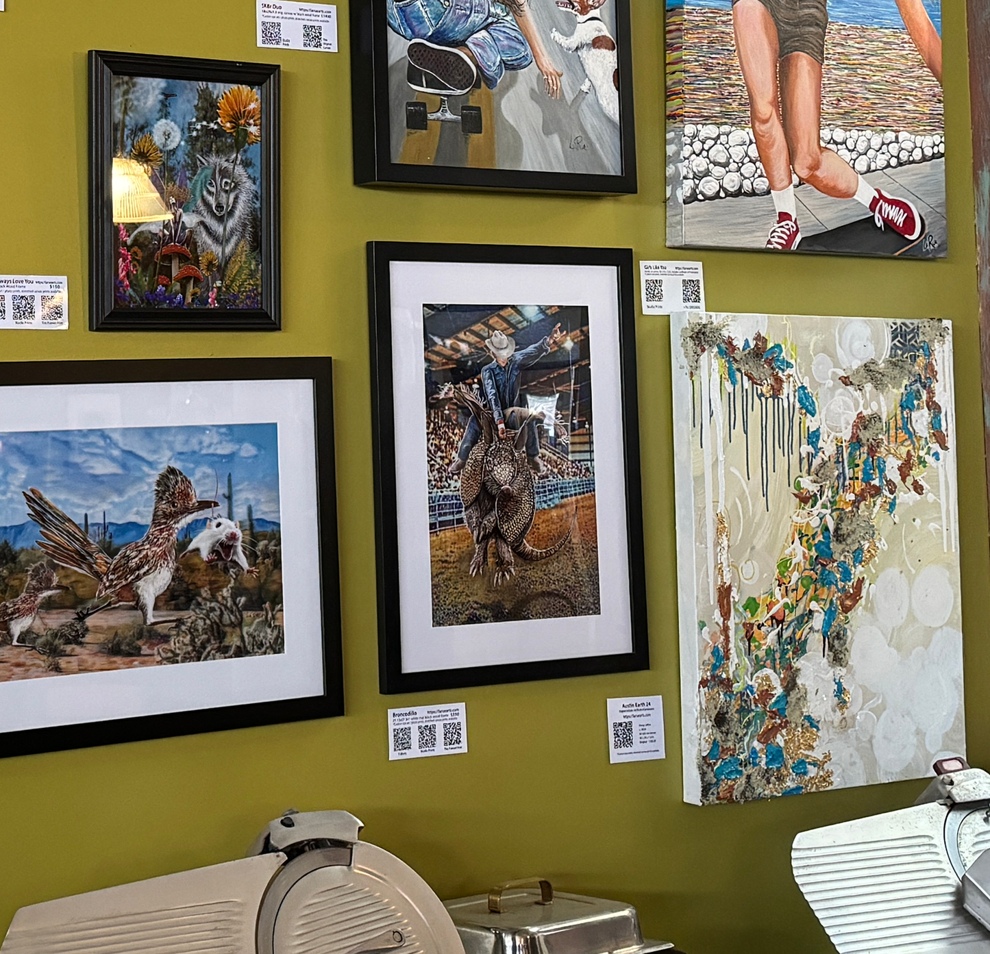 Broncodillo Art by Doug LaRue NeWorlDeli Print
