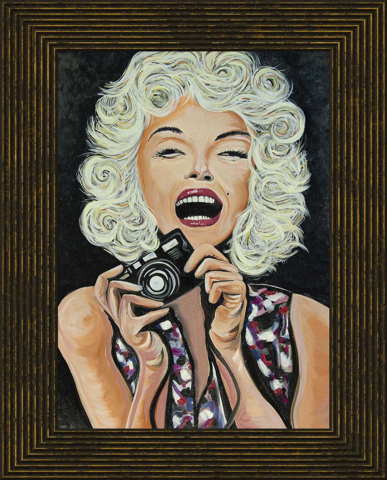 Marilyn Monroe Snap Shotframed print by Doug LaRue