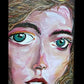 Video of Ambyr, a figurative abstract portrait in acrylic on canvas by Doug LaRue