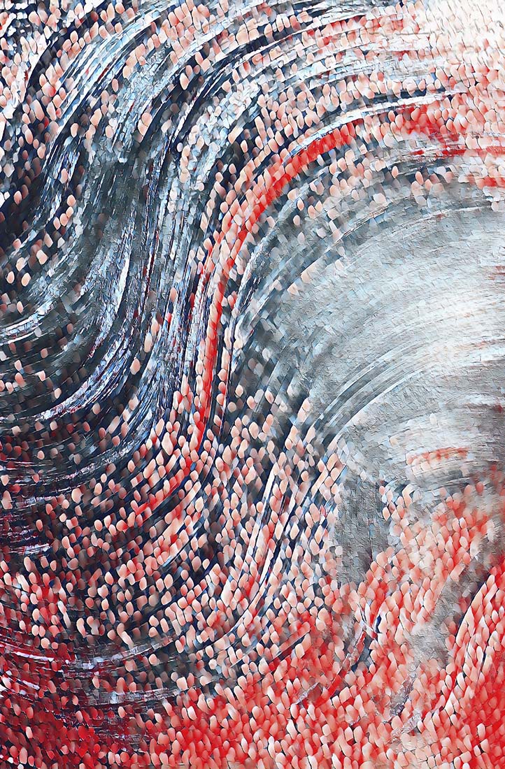 wavefront mixed media art by Doug LaRue