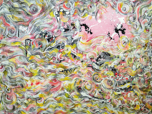 Verona abstract art canvas by Doug LaRue