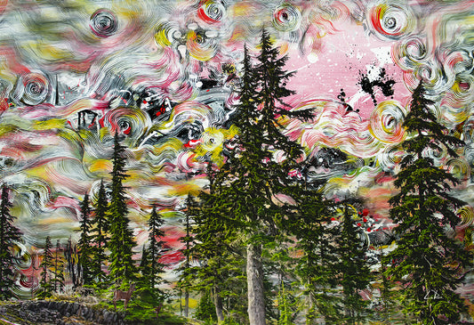 Verona Forest mixed media art by Doug LaRue