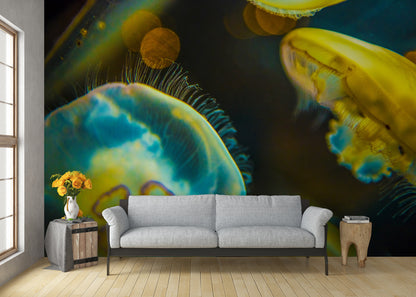 Jellyfish Mural art by Doug LaRue