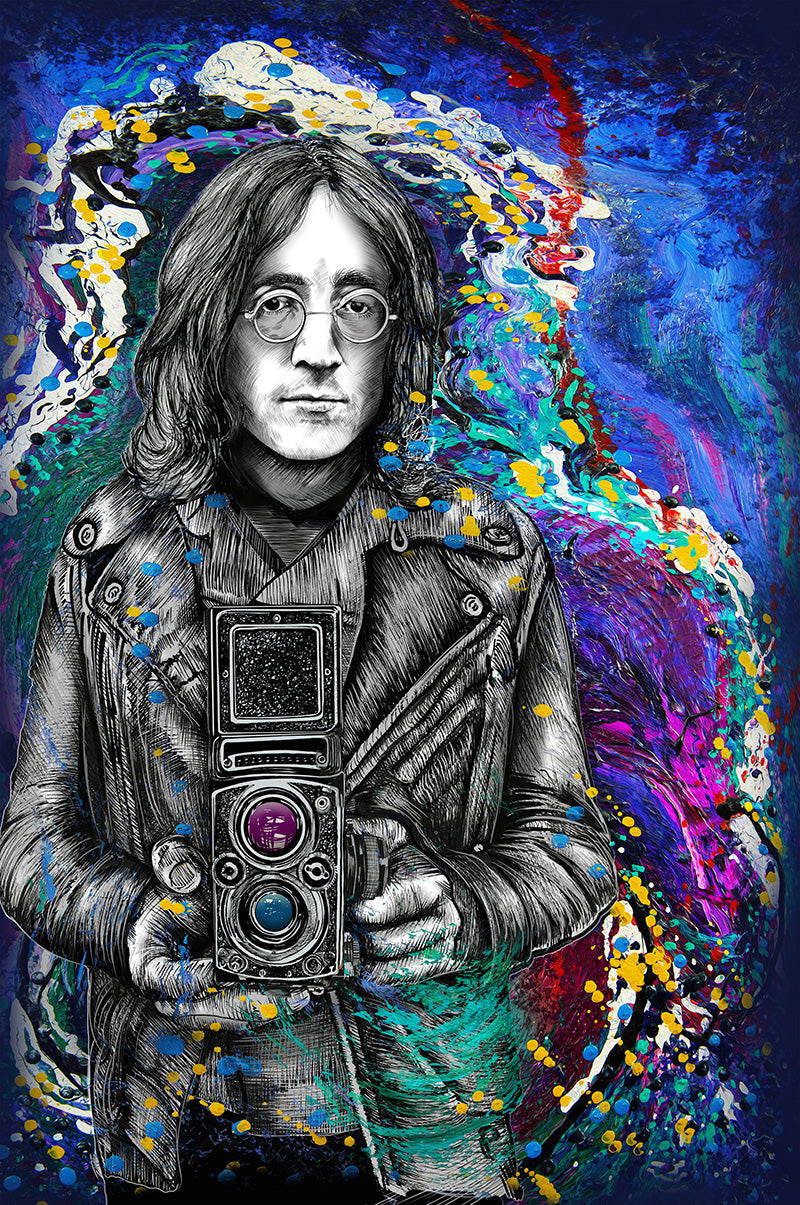 John Lennon Embraced by Doug LaRue
