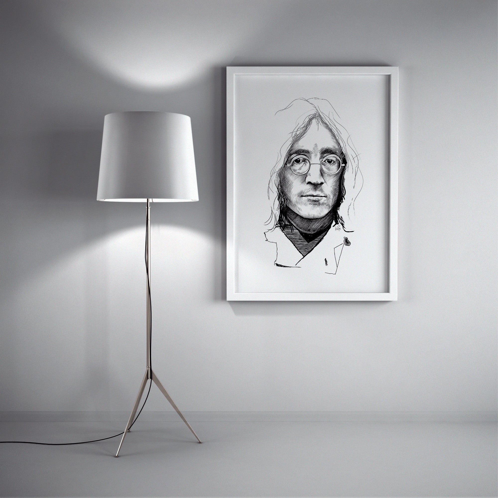 John Lennon Sketch – LaRue Arts