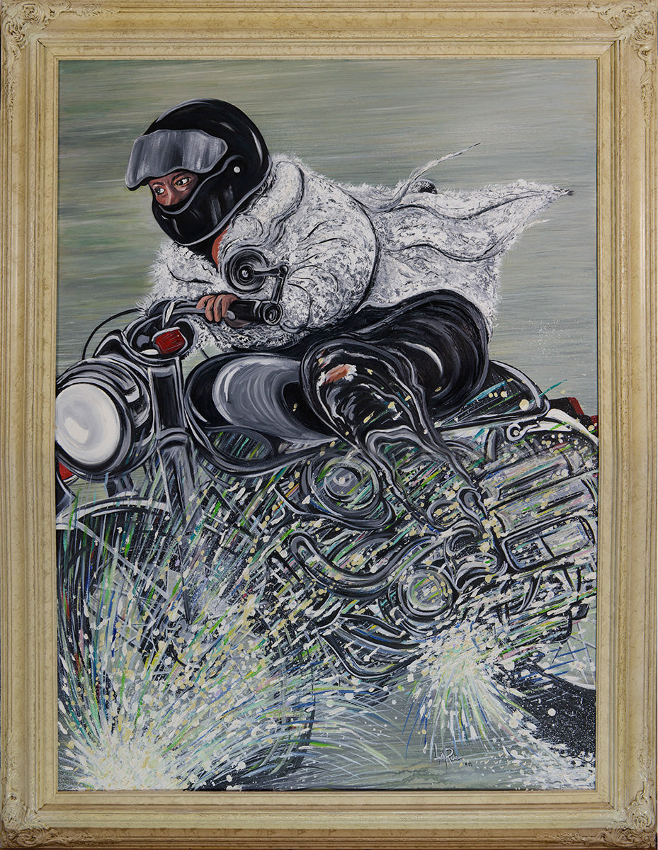 Racing in the Rain oil painting by Doug LaRue