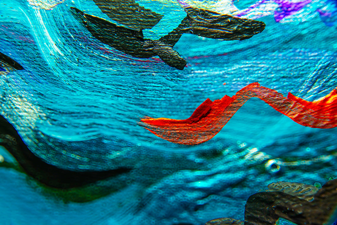 Sea Serpents abstract art by Doug LaRue