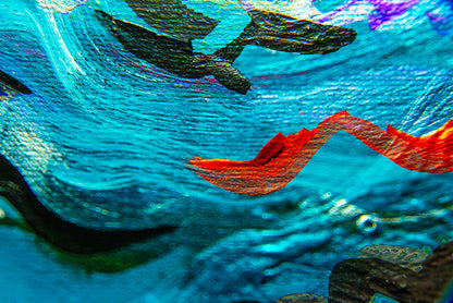 Sea Serpents abstract art by Doug LaRue