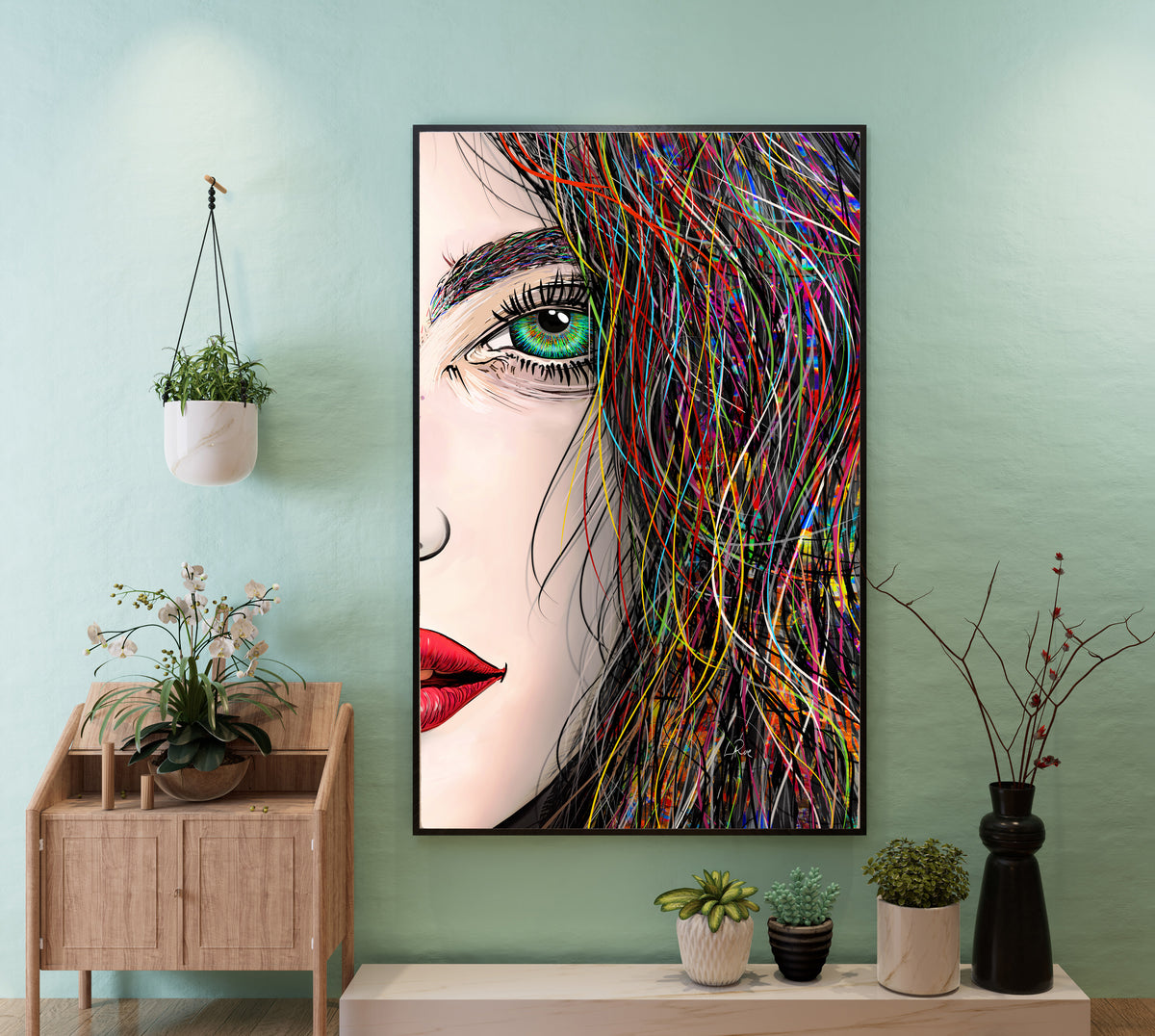 Tara's Green Eye by our LaRue