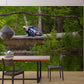 GP Grand Prox Motorcycle on a creek bridge photograph mural by Doug LaRue