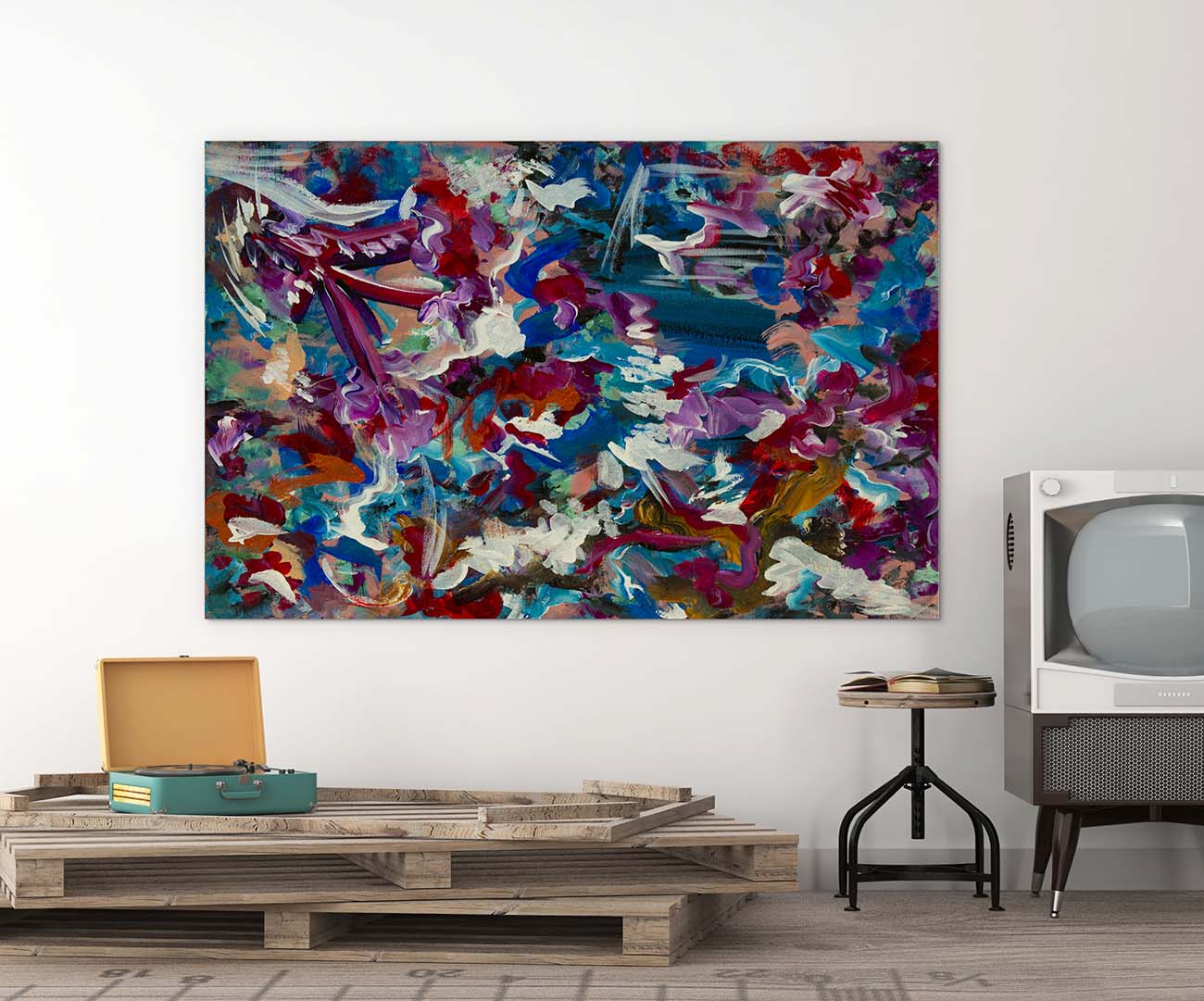 Easter abstract art by Doug LaRue as a large print