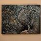 Waking Elephant is a figurative abstract painting on canvas