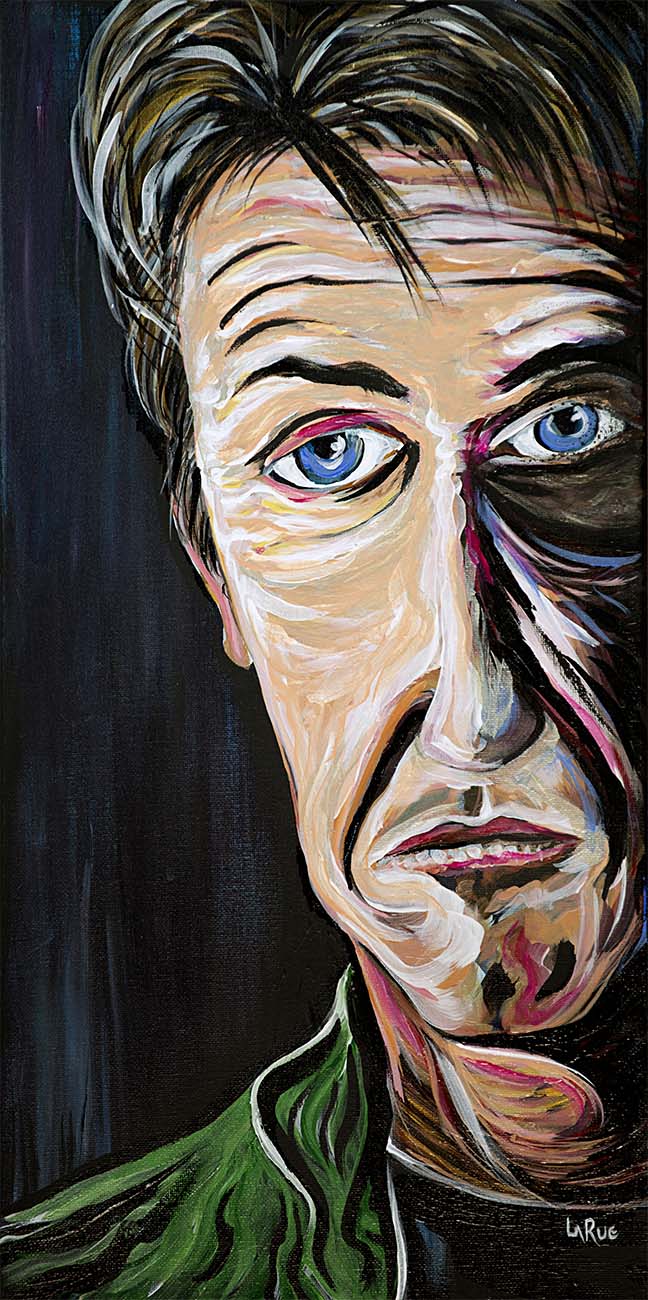 Sean Penn Forlorn painting by Doug LaRue