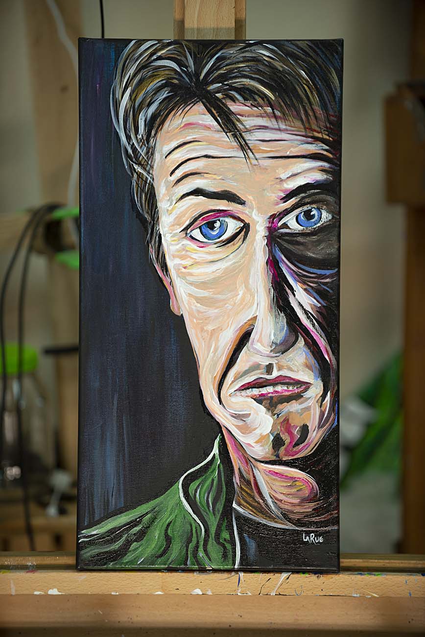 Sean Penn Forlorn painting by Doug LaRue