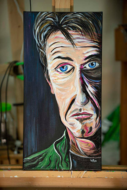 Sean Penn Forlorn painting by Doug LaRue