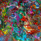 Vid19-72B Abstract Art Set  Mixed Media