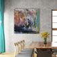 Abstract Foot oil painting by Doug LaRue large art print on a dining room wall