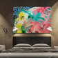 Abstract21 Dragon large print over a king size bed