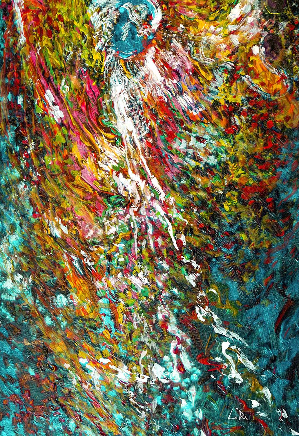 Angel's Eyeline abstract art by Doug LaRue