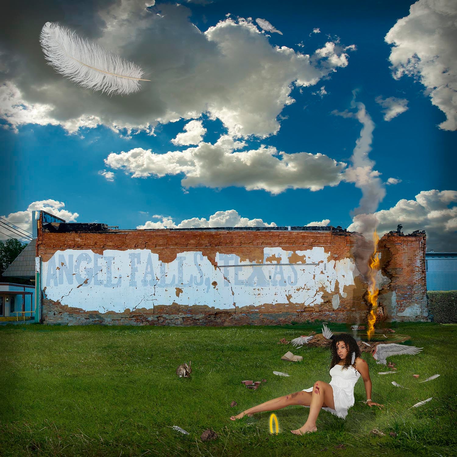 Angel Falls mixed media art by Doug LaRue