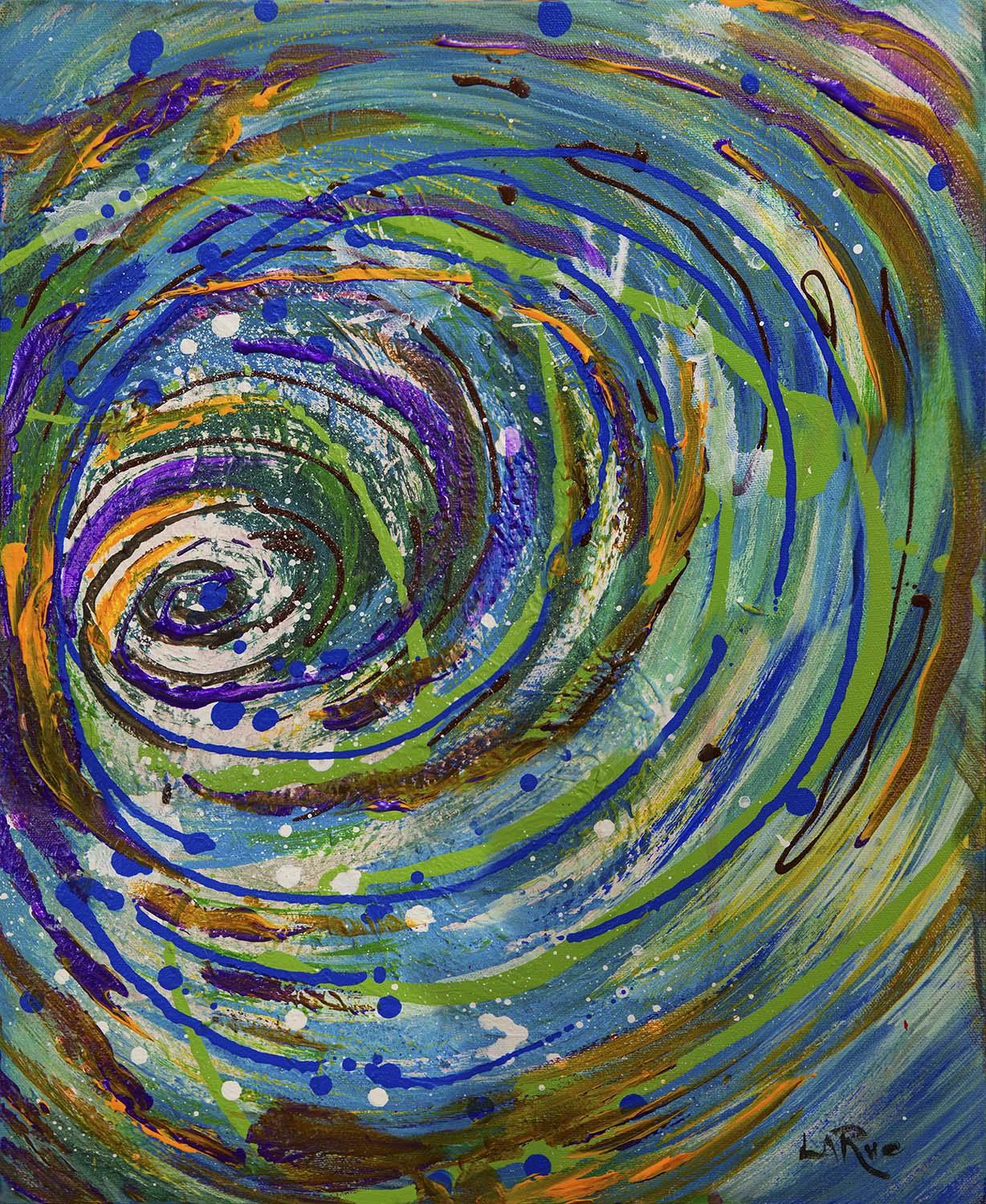 Chroma Vortex abstract by Doug LaRue