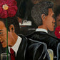 Dinner in the City (canvas 2) by Doug LaRue