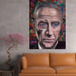 Oppenheimer's Eyes mixed media by Doug LaRue large print on wall