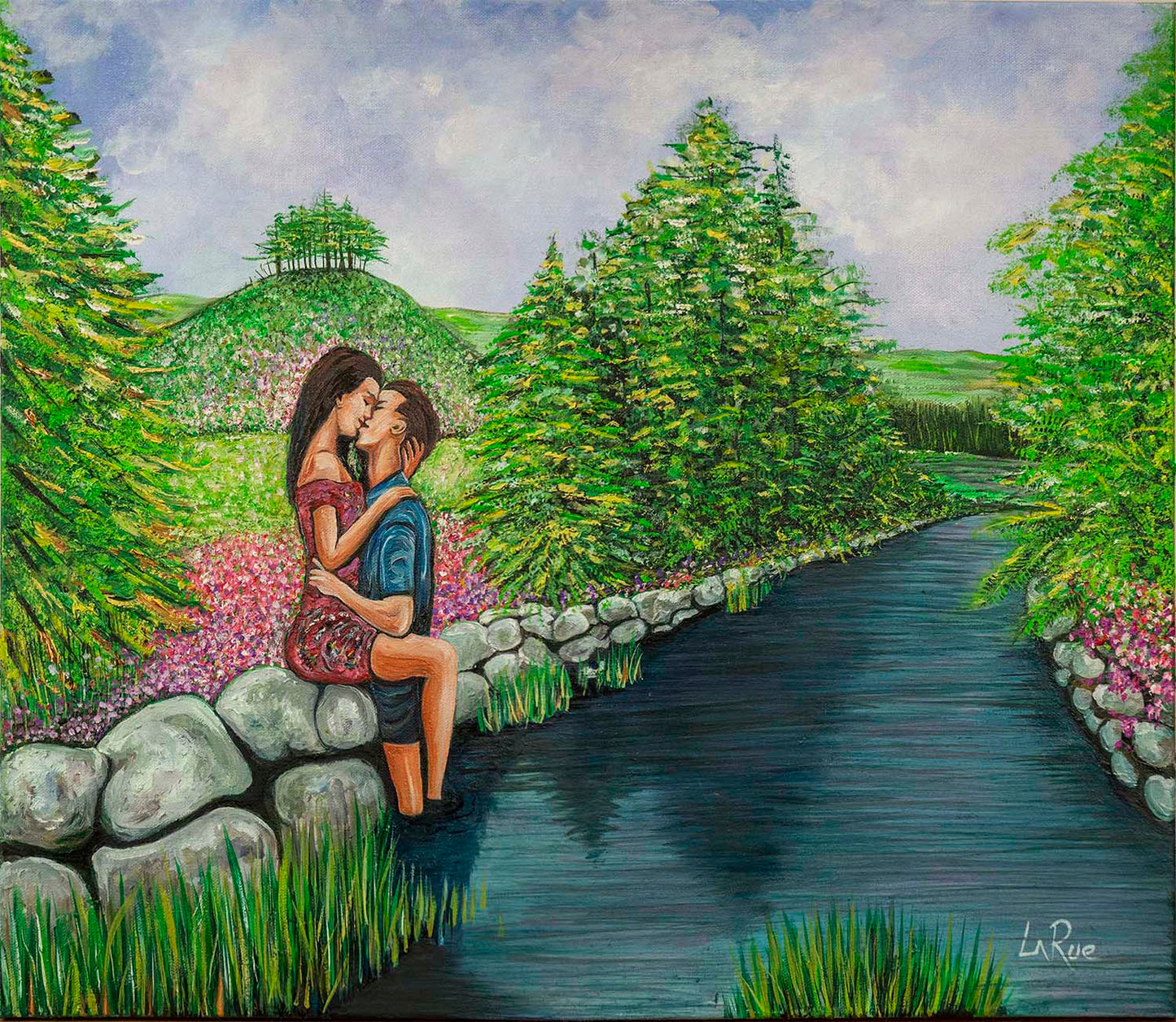 Passion Creek oil painting by Doug LaRue