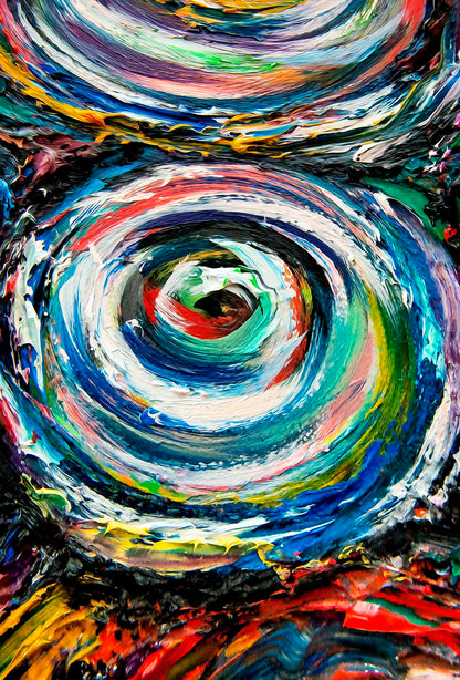 Vid-19 Ocular abstract art by Doug LaRue