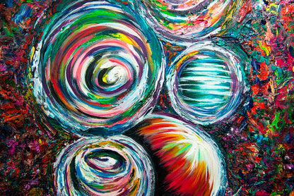 "Vid19 Goggle Lens" abstract detail art by Doug LaRue