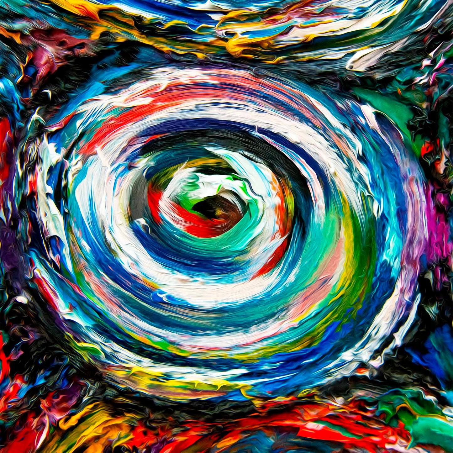 Vid-19 Quadratic Vortex abstract art by Doug LaRue