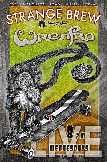 Wrenfro Strange Brew Poster by Doug LaRue